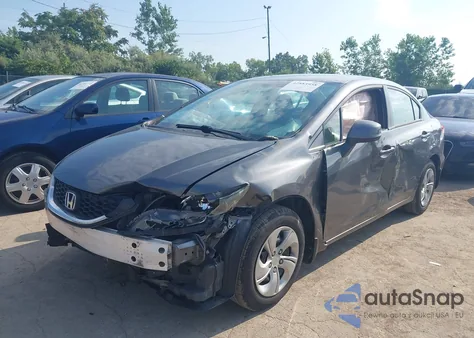 2013 Honda Civic Lx z USA, uszkodzony, nr VIN 19XFB2F54DE249644